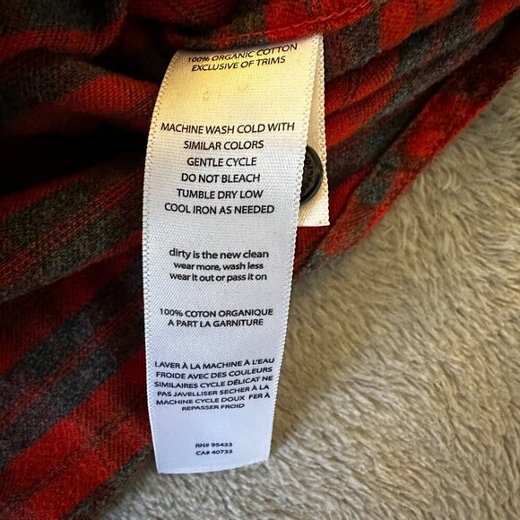 Toad & Co Flannagan Long Sleeve Flannel Shirt Men's XXL Plaid - Picture 4 of 7